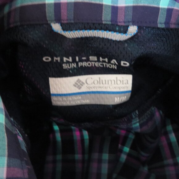 ❤️Womens COLUMBIA Omni Shade Protection Shirt Sz M Long to Short Sleeve - Picture 3 of 10